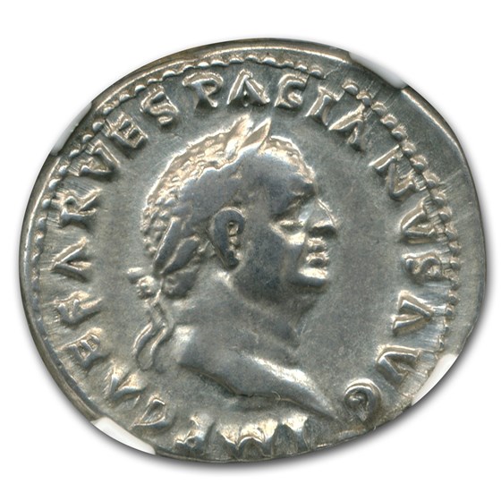 Buy Roman Silver Denarius Emperor Vespasian (69-79 AD) CH VF NGC Coin